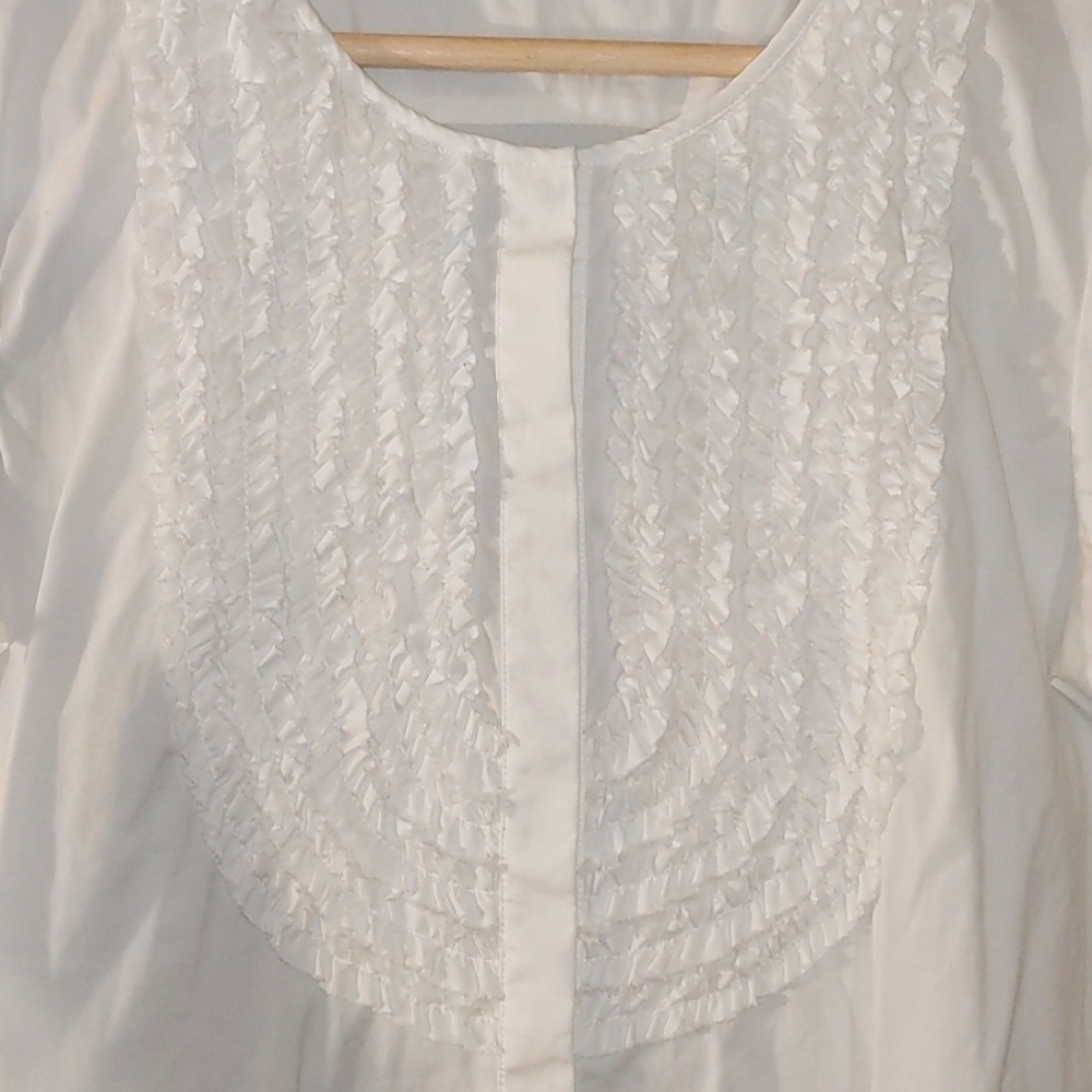 Theory Kalia Ruffle Top - Picture 3 of 11